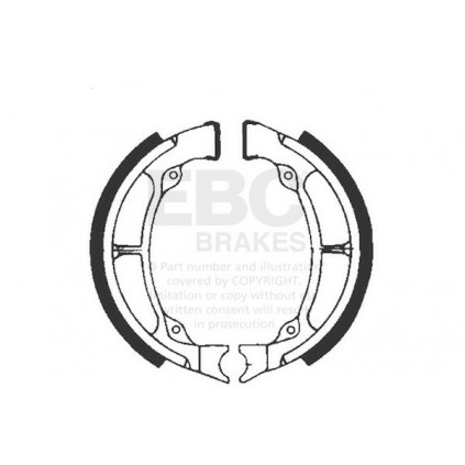 BRAKE SHOE SET AS S619