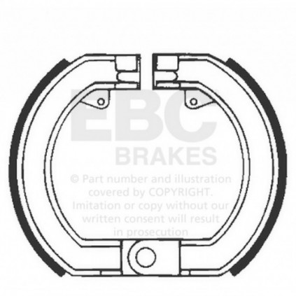 EBC BRAKE SHOE SET