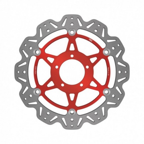 EBC Floating Front Vee Rotor Red Camo Hub