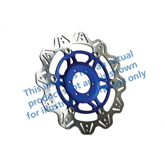 EBC Floating front Vee Rotor Blue Hub