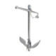 Admiralty anchor galvanized