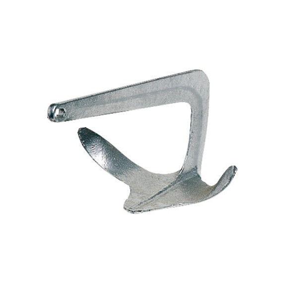 Trefoil anchor galvanized