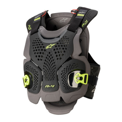 Alpinestars Protection Vest A-4 Max Black/Yellow Fluo 