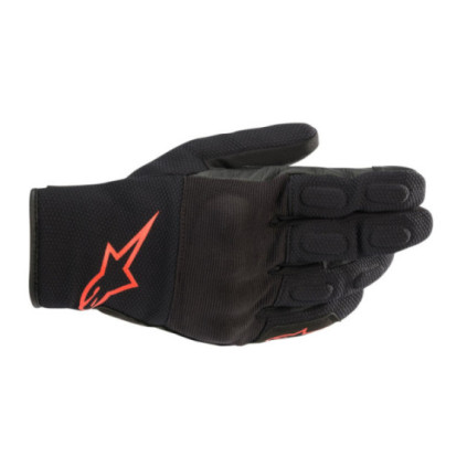 Alpinestars Gloves S Max Drystar Black/Red Fluo 