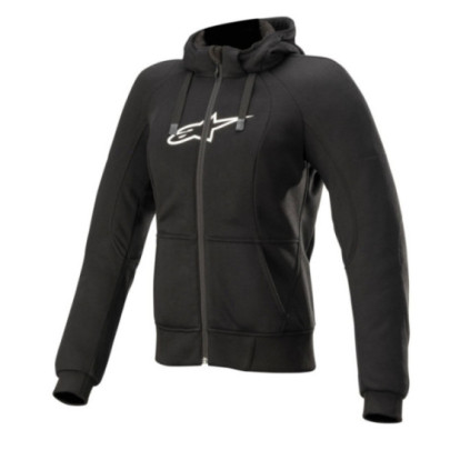 *Alpinestars Hoodie Woman Chrome Black 