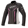 Alpinestars Jacket Woman T-Jaws v3 Waterproof Black/Pink 