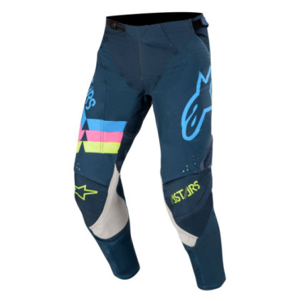 Alpinestars Techstar Venom Pants Navy Aqua Pink Fluo