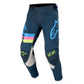 Alpinestars Techstar Venom Pants Navy Aqua Pink Fluo