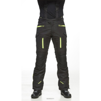 Sweep Textil pants GPX Waterproof, Black/Fluoyellow 