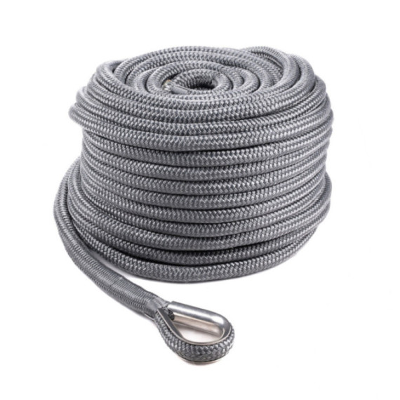 Qvarken Anchor Rope Dockline with thimble grey