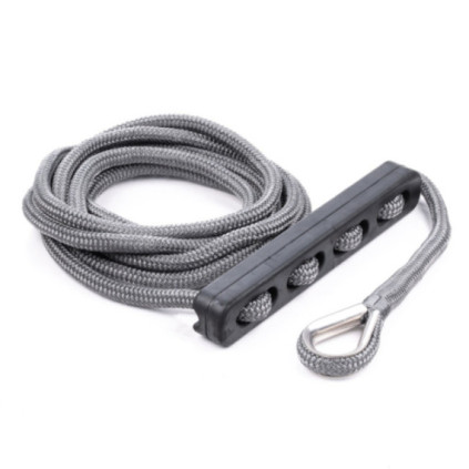 Qvarken Mooring Rope Dockline with compensator grey