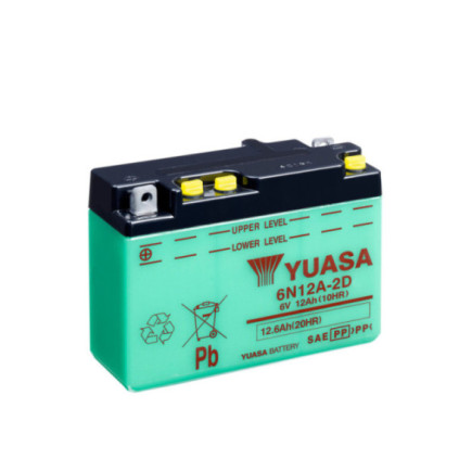 Yuasa Battery 6N12A-2D (dc) no acid included  (5)