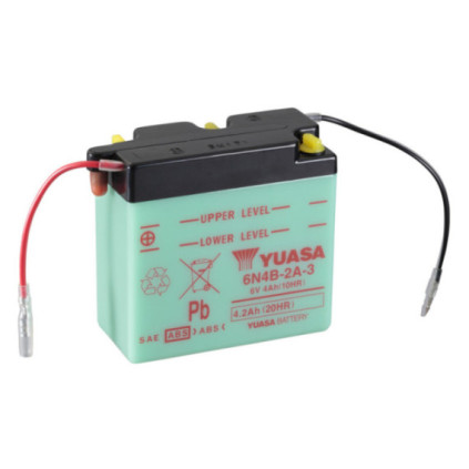 Yuasa Battery 6N4B-2A-3 (dc) no acid included (10)