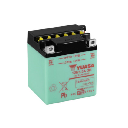 Yuasa Battery 12N5.5A-3B (cp) with acidpack (6)
