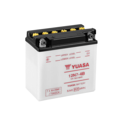 Yuasa Battery 12N7-4B (dc) no acid included (5)