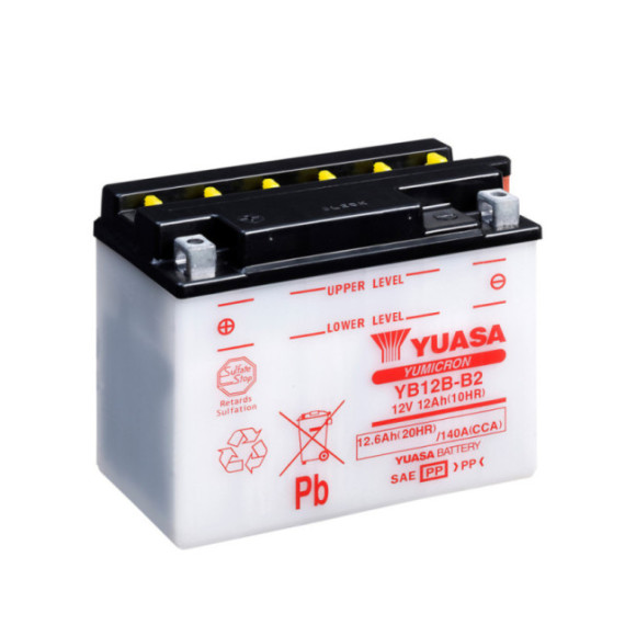 Yuasa Battery YB12B-B2 (dc) no acid included (5)