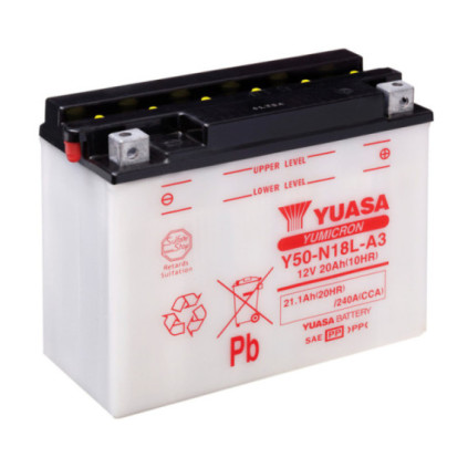 Yuasa Battery Y50-N18L-A3 (dc) no acid included (5)