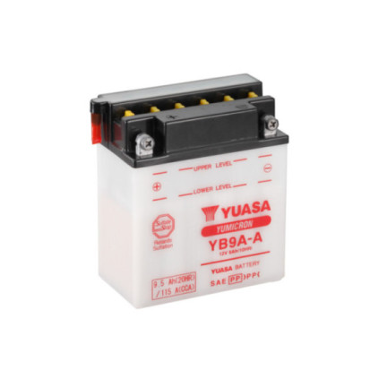 Yuasa Battery YB9A-A (dc) no acid included (5)