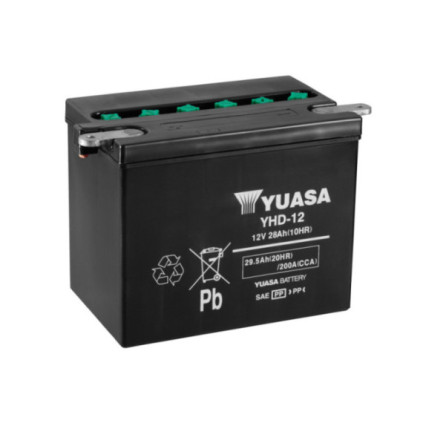 Yuasa Battery, YHD-12 (dc) no acid included