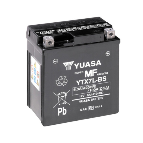 Yuasa Battery YTX7L-BS (cp) with acidpack (5)