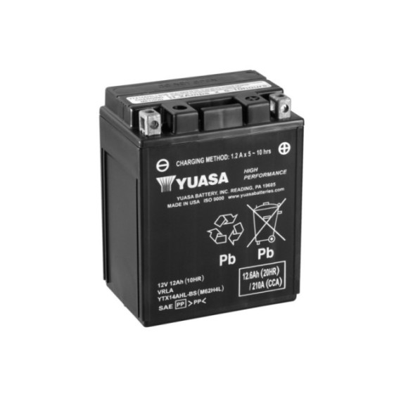 Yuasa Battery, YTX14AHL-BS (cp)