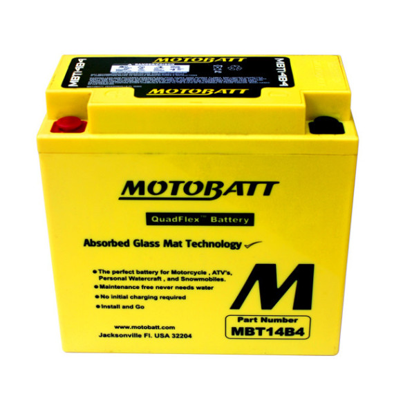 Motobatt battery, MBT14B4