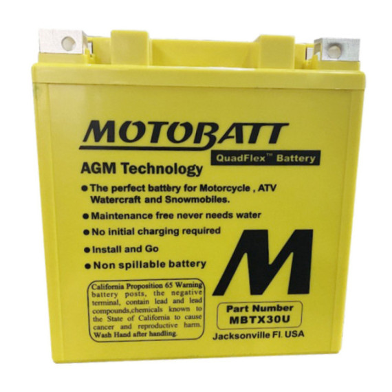 Motobatt battery, MBTX30U