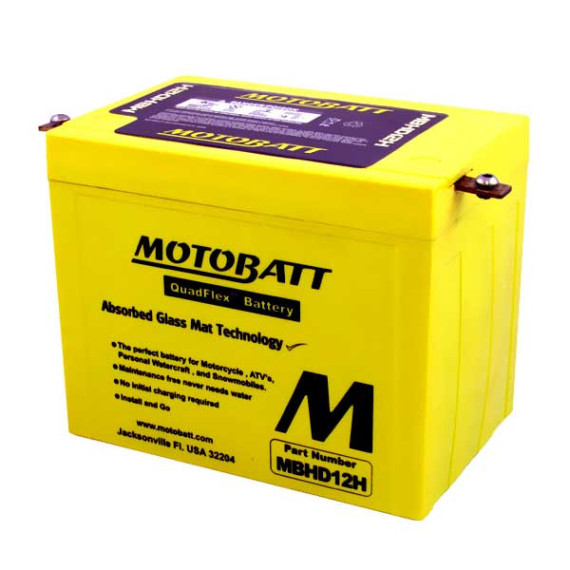 Motobatt battery, MBHD12H