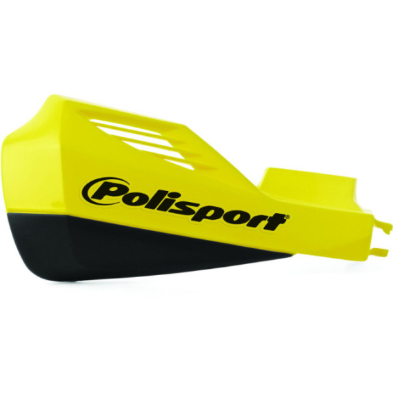 Polisport MX Rocks handprotector yellow incl. Suzuki fixation kit (1)