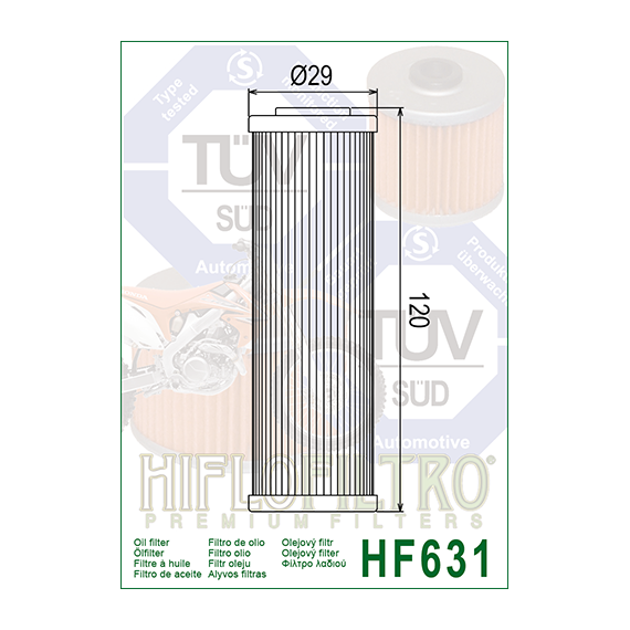 HiFlo oil filter HF631