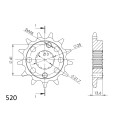 Supersprox Front sprocket 1307.14