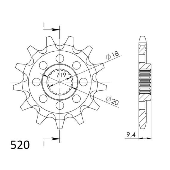 Supersprox / JT Front sprocket 1324.13