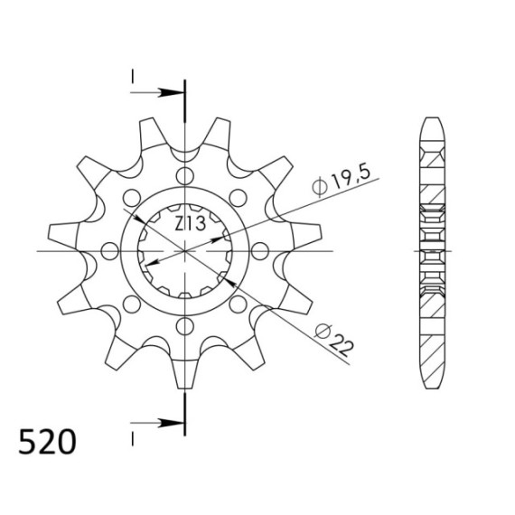 Supersprox / JT Front sprocket 1439.11