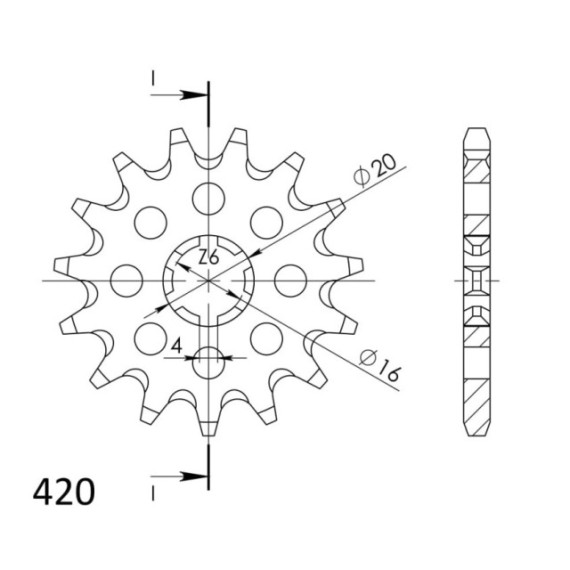 Supersprox / JT Front sprocket 546.15