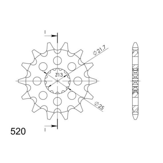 Supersprox Front sprocket 565.15