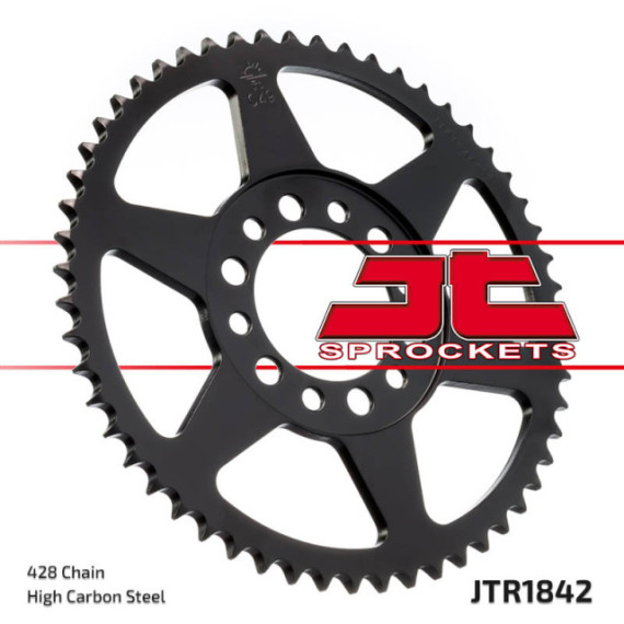 Supersprox Steel Rear Sprocket 1842:51 Black