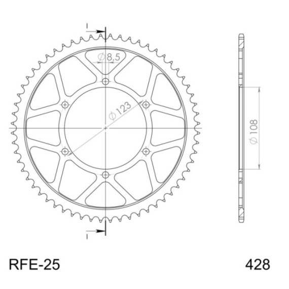 Supersprox / JT Rear sprocket 25.60