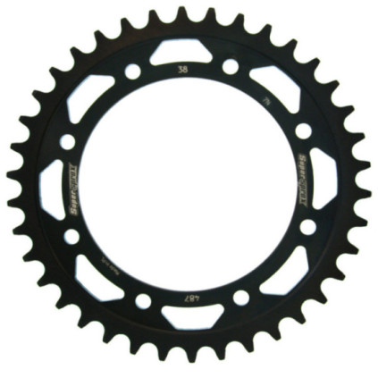 Supersprox Steel Rear Sprocket 487:38 Black