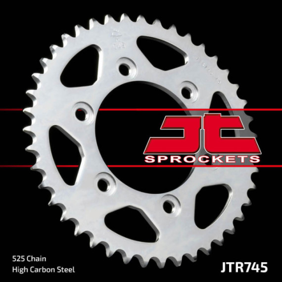 Supersprox Steel Rear Sprocket 745:37 Black