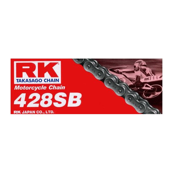 RK 428HSB Chain Black +CL (Connect.link)