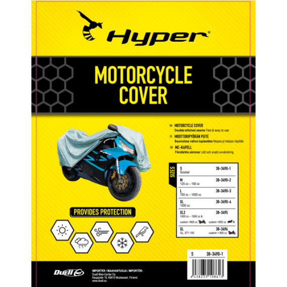 Hyper Cover Mc L  228x99x124cm