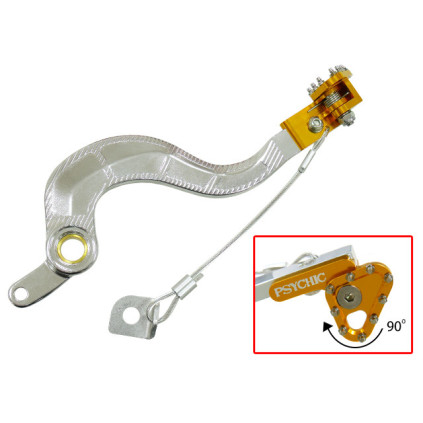 Sixty5 brakepedal RMZ450 08-13 gold