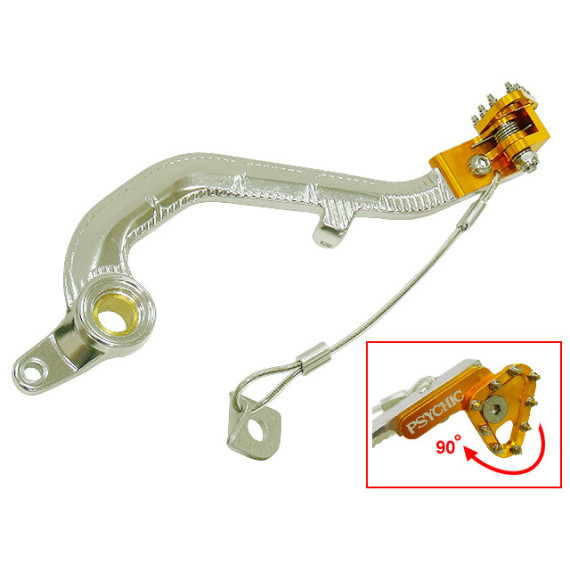 Sixty5 brakepedal RM125 01-08 gold