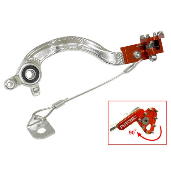 Sixty5 brakepedal KTM 65SX 09-14 orange