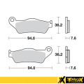 ProX Front Brake Pad KTM125/150/200/250/300/350/450/525/530