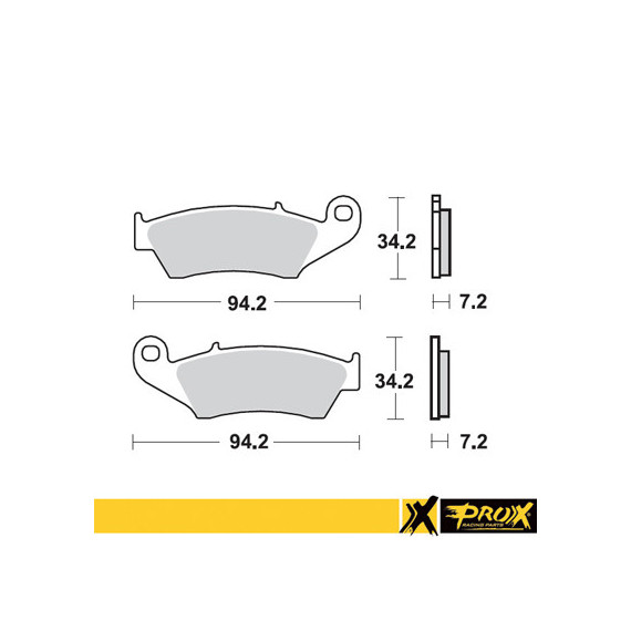 ProX Front Brake Pad CRF250/450R '02-20 + KX250F/450F '04-20