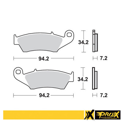 ProX Front Brake Pad CRF250/450R '02-20 + KX250F/450F '04-20