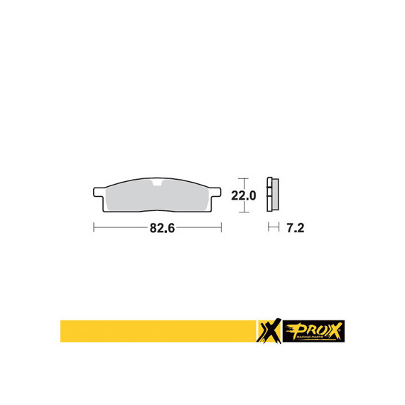 ProX Front Brake Pad YZ80/85 '93-23 + TT-R125 '00-17