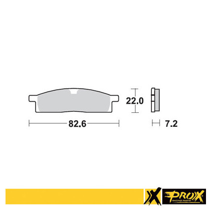 ProX Front Brake Pad YZ80/85 '93-23 + TT-R125 '00-17