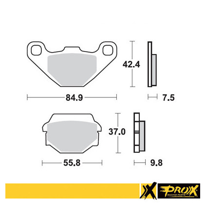 ProX Front Brake Pad KDX200 '89-92